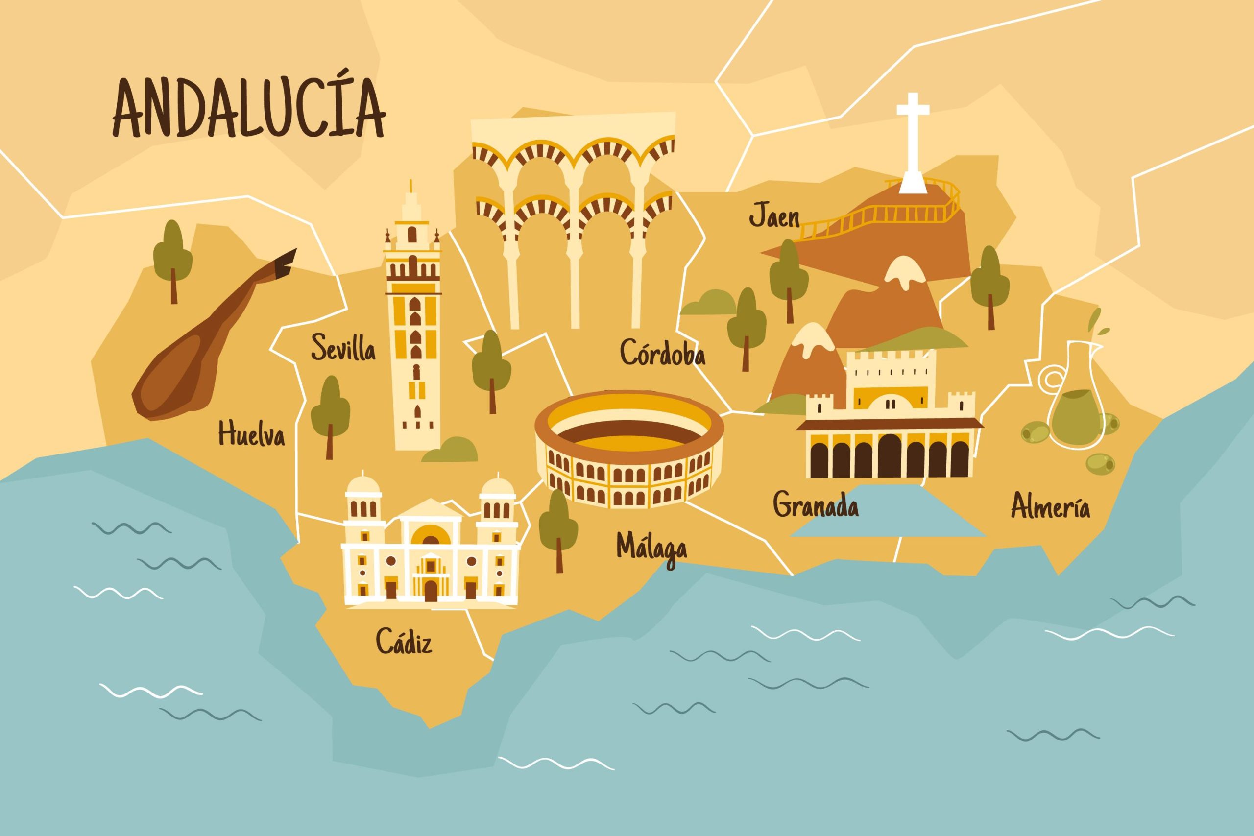 Mapa Andalucia